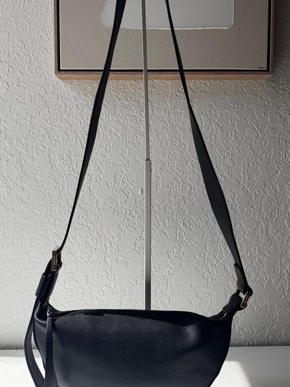 All Saints Black Luna Half Moon